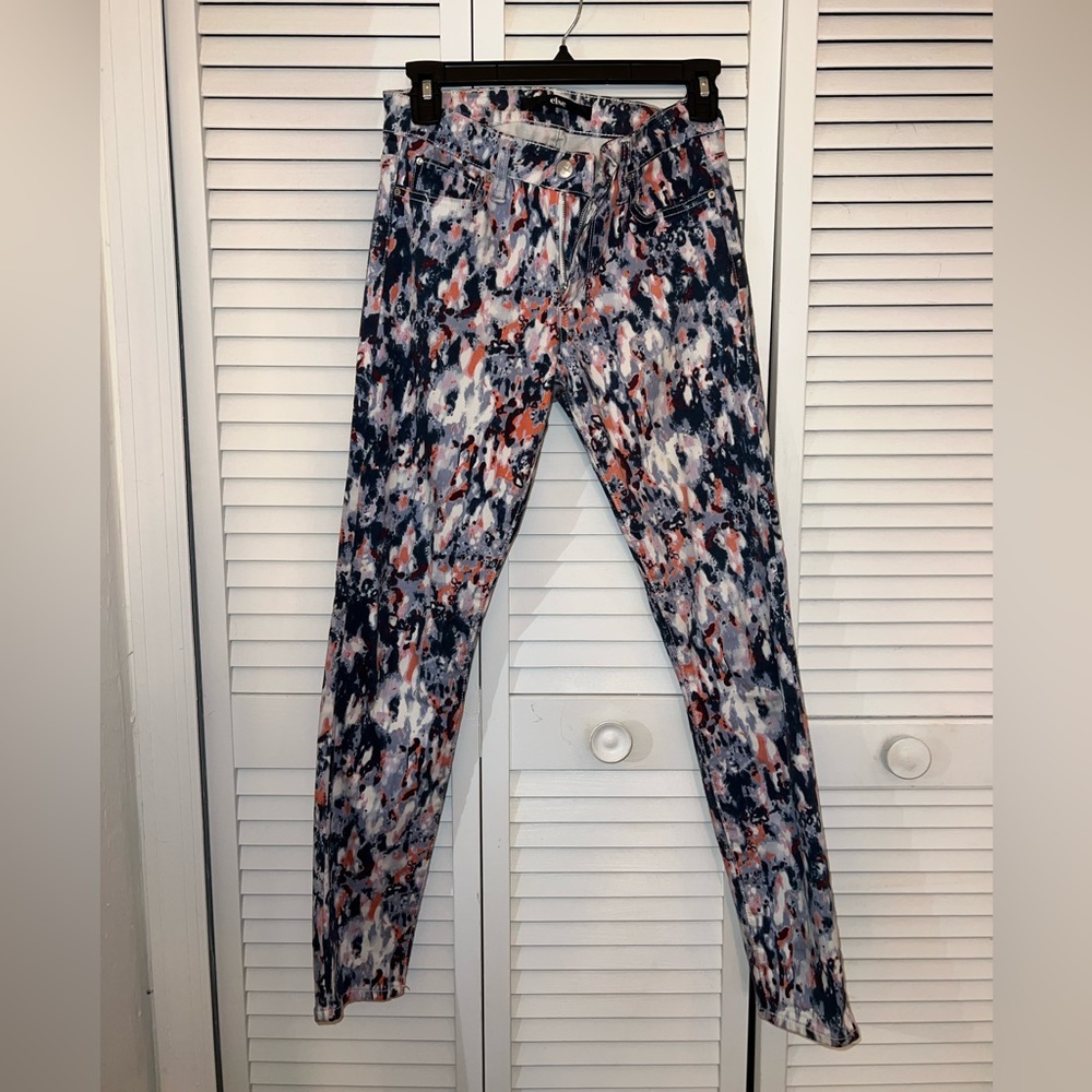 Colorful patternal jeans from Else in Miami